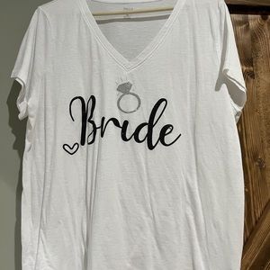 Bride t shirt